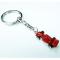 Red Enamel Formula One Race Car Key Ring.JPG